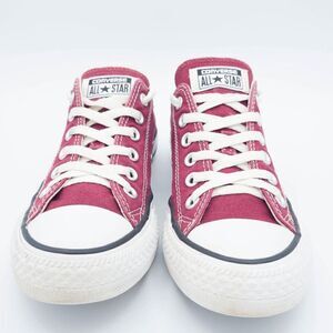 Maroon Converse All Star Low Tops Women's 7